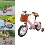 Vlo pour enfants 12 pouces - (rose) - velo enfants en acier au carbone - vlo dquilibre - vlo de ville ...