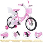 Vlo pour enfant de 14 pouces - mipan - velo garcon vlo fille - avec roue auxiliaire + miroir - pour ...