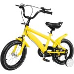 V�lo enfant 14 pouces r�glable en acier au carbone v�lo pour enfant gar�on fille avec roues stabilisatrices ...