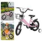 V�lo pour enfants 14 pouces - rose - v�lo d�quilibre - velo enfants en acier � haute teneur en carbone ...