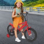 V�lo pour enfant - 14 pouces - avec roues dentra�nement et garde - boue - hauteur assise / guidon r�glable ...