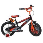 Vélo enfant 14 street art garçon ( taille 90 cm à 110 cm ) noir & orange équipé de 2 freins gourde porte ... Vélo enfant 14 street art garçon ( taille 90 cm à 110 cm ) noir & orange équipé de 2 freins gourde porte ...