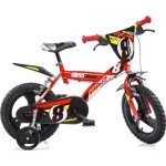 V�lo enfant dinobikes 16 - cadre acier rouge - freins avant et arri�re - pneus gonflables