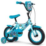 V�lo enfant disney - stitch - roues 12 - age 3 � 5 ans - 2 freins - stabilisateurs - bleu - produit huffy ...