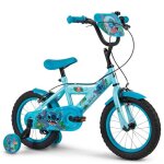 V�lo enfant disney - stitch - roues 14 - age 4 � 6 ans - 2 freins - stabilisateurs - bleu - produit huffy ...