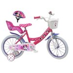 Vélo enfant fille 16 minnie / disney (taille enfant 100cm à 120cm) équipé de 2 freins porte poupée panier ... Vélo enfant fille 16 minnie / disney (taille enfant 100cm à 120cm) équipé de 2 freins porte poupée panier ...