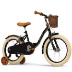 V�lo enfant ? vintage ? roues 16 ? age 5 � 7 ans ? panier - freins � �trier ? noir ? produit huffy