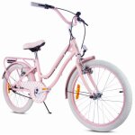 V�lo enfant - heart bike - roues 20 - 6 � 10 ans - v - brake - porte - bagages - garde - boue - silver ...