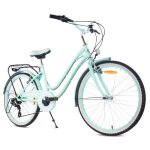 Vélo enfant - heart bike - roues 24 - 8 à 12 ans - panier - cloche - garde - boue - menthe Vélo enfant - heart bike - roues 24 - 8 à 12 ans - panier - cloche - garde - boue - menthe