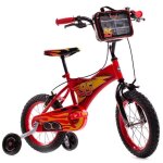 Vlo enfant disney - cars flash mcqueen - roues 14 - age 4 - 6 ans - 2 freins - stabilisateurs - rouge ...