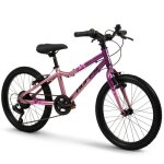V�lo enfant ? literide ? roues 20 ? age 6 � 9 ans ? aluminium ? l�ger ? 7 vitesses - rose / violet ? ...