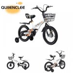 V�lo enfant - roues 14 � - 3 � 5 ans - v�lo de sport simple - blanc - p�dale - quiienclee
