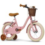 V�lo enfant - huffy - vintage - roues 14 - 4 - 6 ans - rose