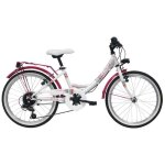 Vélo enfant vtc 20 fille - 6 vitesses - dérailleur shimano - freins v - brake + équipement city Vélo enfant vtc 20 fille - 6 vitesses - dérailleur shimano - freins v - brake + équipement city