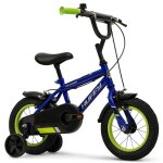 V�lo enfant ? pro thunder ? roues 12 ? age 3 � 5 ans ? stabilisateurs ? bleu ? produit huffy