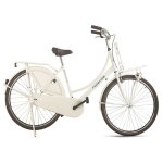 V�lo hollandais dame 28 royal dutch monovitesse blanc hollandia