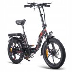 V�lo pliant �lectrique fafrees f20 250w 36v16ah 7 vitesses 20 noir e - bike city beach vtt coll�ge �tudiant ...