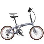V�lo pliant evercross tech em1 20 pouces en aluminium 7 vitesses freins � disque avant / arri�re v�lo ...