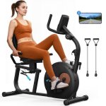 Vlo dappartement semi - allong merach pliable rsistance magntique 8 niveaux cran lcd lastiques ...
