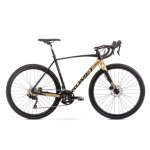Vlo de route romet gravel aspre 2 - taille xl - noir / or