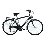 Vélo urbain 28 - alpina - moving m - 6 vitesses - noir - cadre acier Vélo urbain 28 - alpina - moving m - 6 vitesses - noir - cadre acier