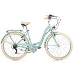 Vélo de ville dame 28 balloon 6 vitesses turquoise tc 48 cm dacapo Vélo de ville dame 28 balloon 6 vitesses turquoise tc 48 cm dacapo