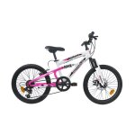 Vlo vtt 20 tout suspendu fille quip de 6 vitesses shimano et frein  disque avant !