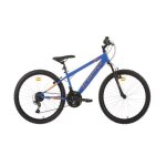 Vlo vtt 24 fourche tlescopique - 18 vitesses - shimano ty21 - revoshift - freins v - brake et jantes ...