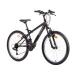 Vélo vtt 24 fourche télescopique discovery adventures avec 18 vitesses par poignées tournantes et freins ... Vélo vtt 24 fourche télescopique discovery adventures avec 18 vitesses par poignées tournantes et freins ...