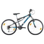 Vélo enfant - vtt 24 tout suspendu - transmission complète shimano - idéal pour taille entre 1. 35 et ... Vélo enfant - vtt 24 tout suspendu - transmission complète shimano - idéal pour taille entre 1. 35 et ...