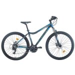 Vlo vtt 27. 5 cadre aluminium double freins a disques fourche tlescopique + transmission complte shimano ...