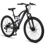 V�lo vtt - chillaxx falcon - 275 pouces - 21 vitesses - noir - frein � disque
