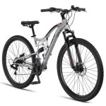 V�lo vtt - chillaxx falcon - 29 pouces - 21 vitesses - gris - frein � disque