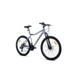 Moma bikes - vtt 26 - semi - rigide - shimano 21 vitesses - freins a disques - gris