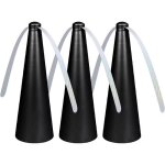 Ventilateurs anti - mouches lot de 3 �lectrique r�pulsif � pales multi - insectes sans produits chimiques ...
