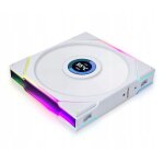 Ventilateur bo�tier 140mm - lian li - lcd sans fil - argb - blanc