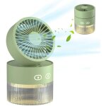 Ventilateur de bureau usb avec pulv�risation. ventilateur portatif brumisateur avec 350ml r�servoir deau. ...