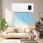 Ventilateur climatiseur refroidisseur dair mural chauffage mural lectrique avec tlcommande pour chambre ...