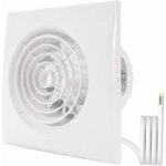 Ventilateur extracteur dair 100mm pour salle de bain arateur de gaine mural pour chappement