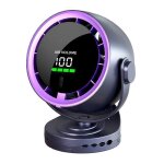 Ventilateur pince - bytelike - f80 - rechargeable usb - c - 100 vitesses - t�te rotative 720�