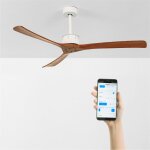 Ventilateur de plafond - create - wind large - silencieux - Ø152 cm - bois naturel Ventilateur de plafond - create - wind large - silencieux - Ø152 cm - bois naturel