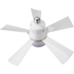 Ventilateur de plafond � douille ventilateurs de plafond avec lumi�res et t�l�commande 3 vitesses de ...