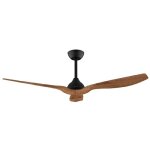 Ventilateur de plafond - cecotec - energysilence aero 5200 - 35 w - diamtre 132 cm - blackwood