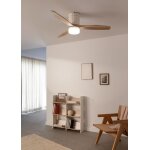 Ventilateur de plafond - wind calm line - silencieux 40w - �132 cm - bois fsc - led 15w