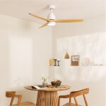 Ventilateur de plafond - create - wind stylance - silencieux - bois - Ø132cm Ventilateur de plafond - create - wind stylance - silencieux - bois - Ø132cm