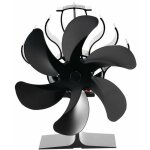 Ventilateur de poêle à chaleur 6 pales - pour cheminée / bois / bûches sans électricité acier inoxydable ... Ventilateur de poêle à chaleur 6 pales - pour cheminée / bois / bûches sans électricité acier inoxydable ...