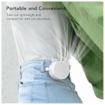 Ventilateur portable sans pales � pince - 3 vitesses silencieux clip r�glable id�al voyage ext�rieur ...