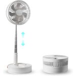 Ventilateur portable usb rechargeable sur pied 194 mm avec t�l�commande ventilateur de bureau silencieux ...