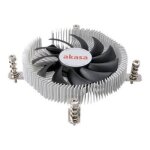 Ventilateur de processeur akasa ak - cc7129bp01 - socket intel 775 / 1150 / 1155 / 1156 - low profile ...