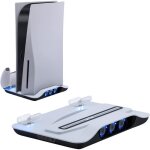 Ventilateur de refroidissement et station de charge  double contrleur pour ps5 playstation 5 uhd et ...